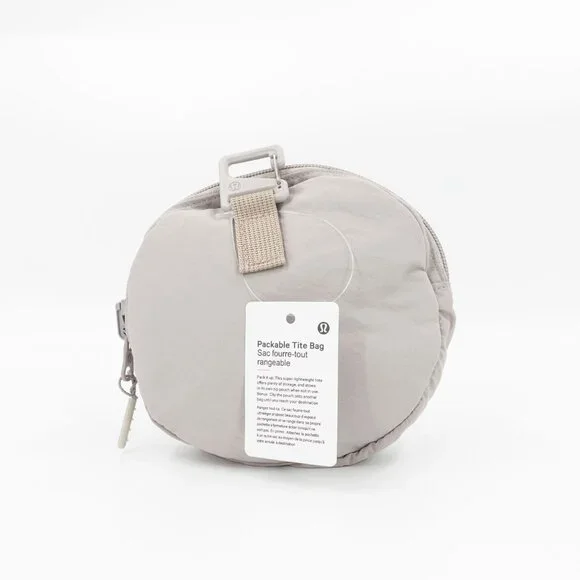 Lululemon Packable Large Tote 30L Raw Linen Beige OS - Picture 8 of 16